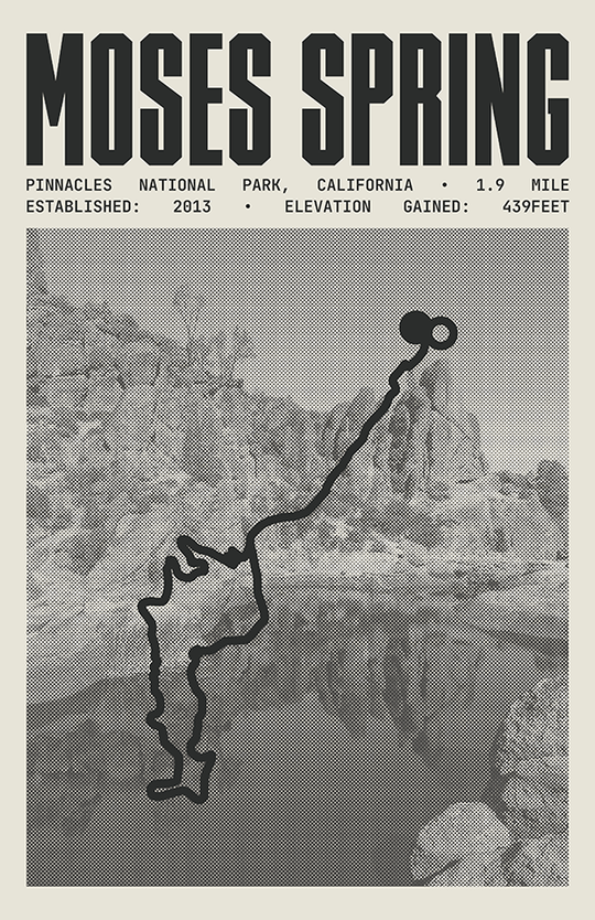 Moses Spring Poster | Pinnacles National Park Prints