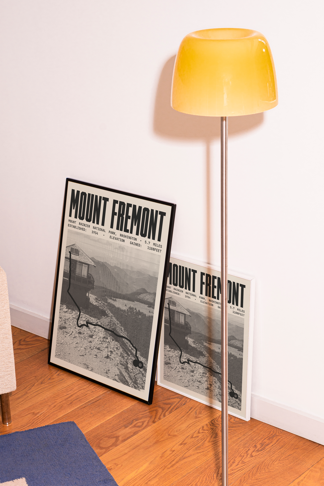 Mount Fremont Lookout Trail Poster | Mount Rainier National Park Prints