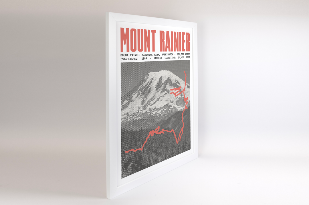 Mount Rainier National Park Poster