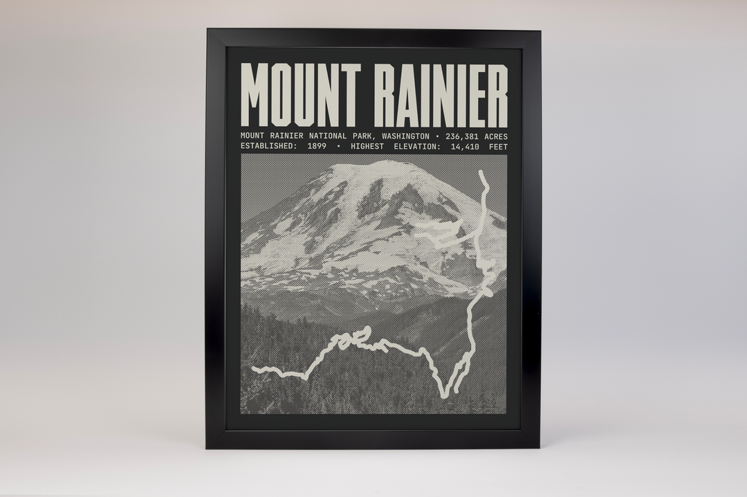 Mount Rainier National Park Poster