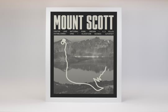 Mount Scott Trail Poster | Crater Lake National Prints