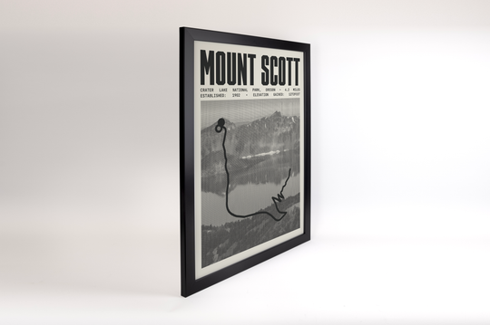 Mount Scott Trail Poster | Crater Lake National Prints