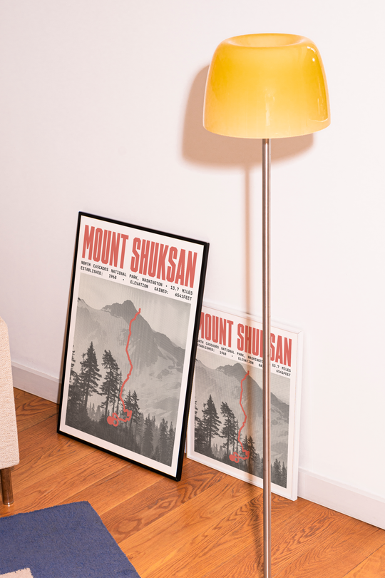 Mount Shuksan Sulphide Glacier Poster | North Cascades National Park Prints