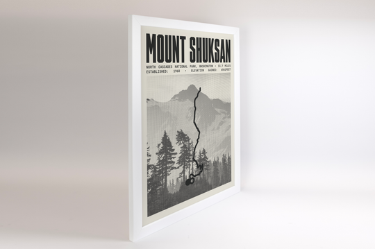 Mount Shuksan Sulphide Glacier Poster | North Cascades National Park Prints