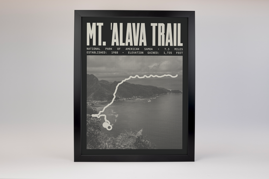 Mount 'Alava Trail Poster | National Park of American Samoa Prints