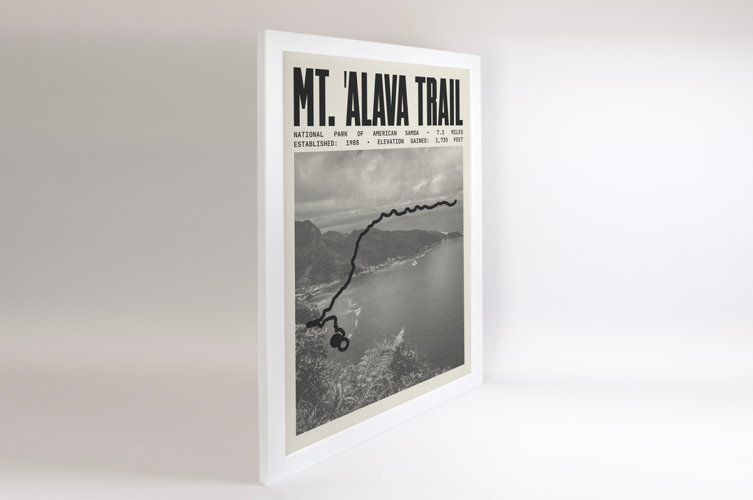 Mount 'Alava Trail Poster | National Park of American Samoa Prints