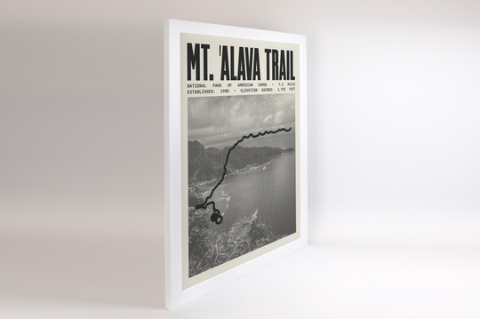 Mount 'Alava Trail Poster | National Park of American Samoa Prints
