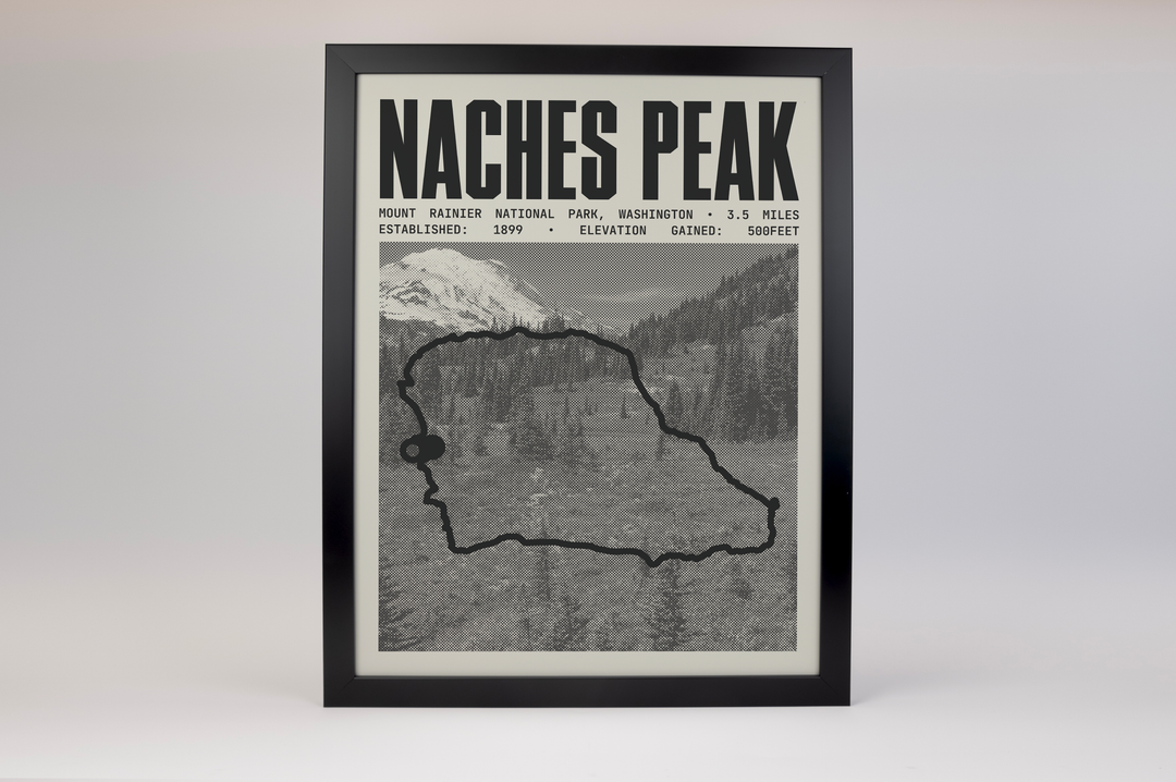 Naches Peak Loop Trail Poster | Mount Rainier National Park Prints