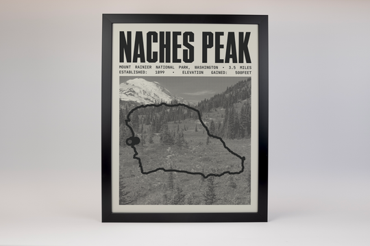 Naches Peak Loop Trail Poster | Mount Rainier National Park Prints