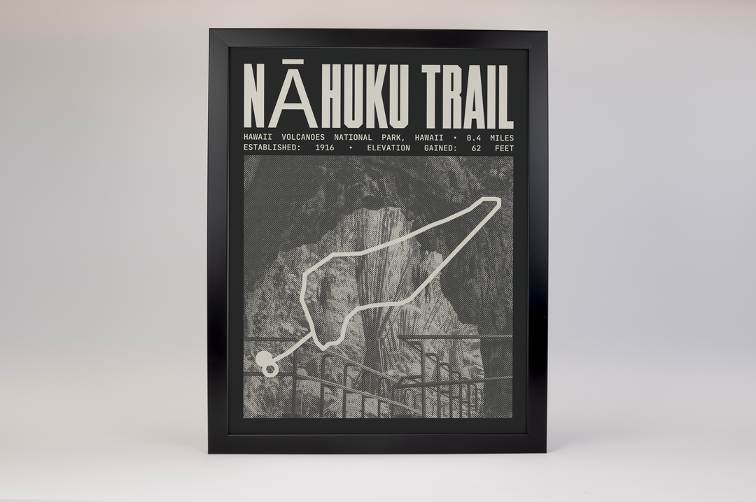 Nāhuku (Thurston Lava Tube) Trail Poster | Hawaii Volcanoes National Park Prints