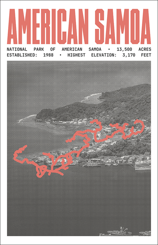 National Park of American Samoa Poster