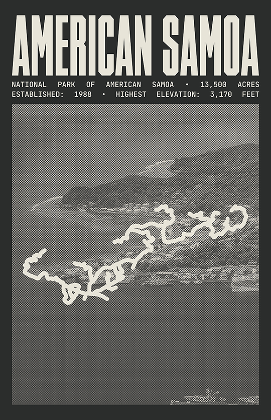 National Park of American Samoa Poster