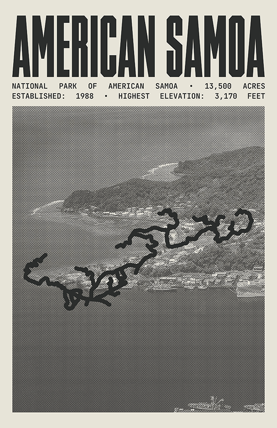 National Park of American Samoa Poster