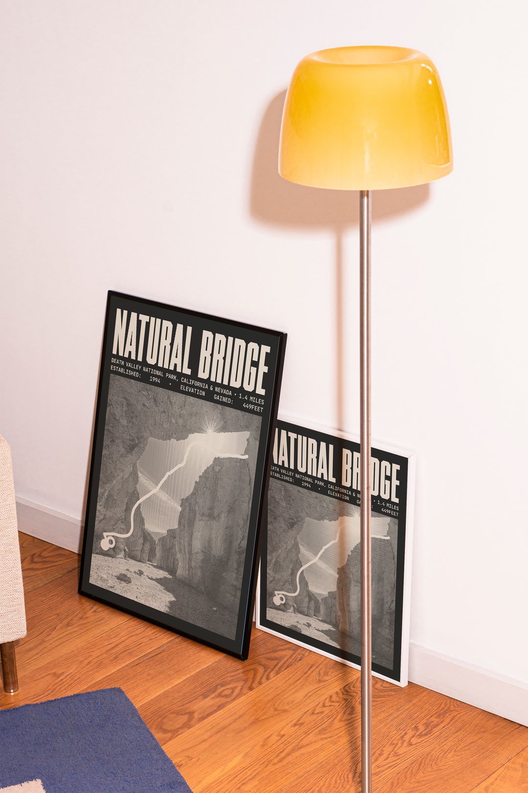 Natural Bridge Canyon Trail Poster | Death Valley National Park Prints
