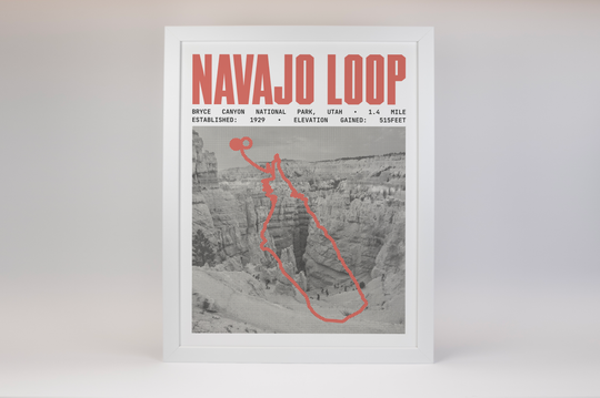 Navajo Loop Trail Poster | Bryce Canyon National Park Prints