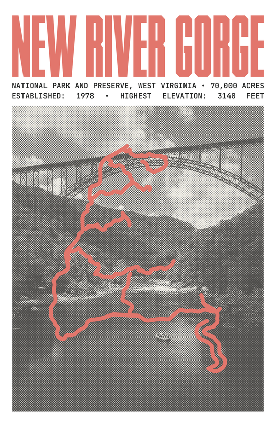 New River Gorge National Park and Preserve Poster