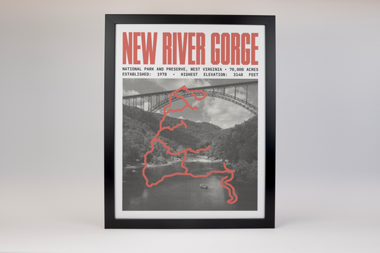 New River Gorge National Park and Preserve Poster