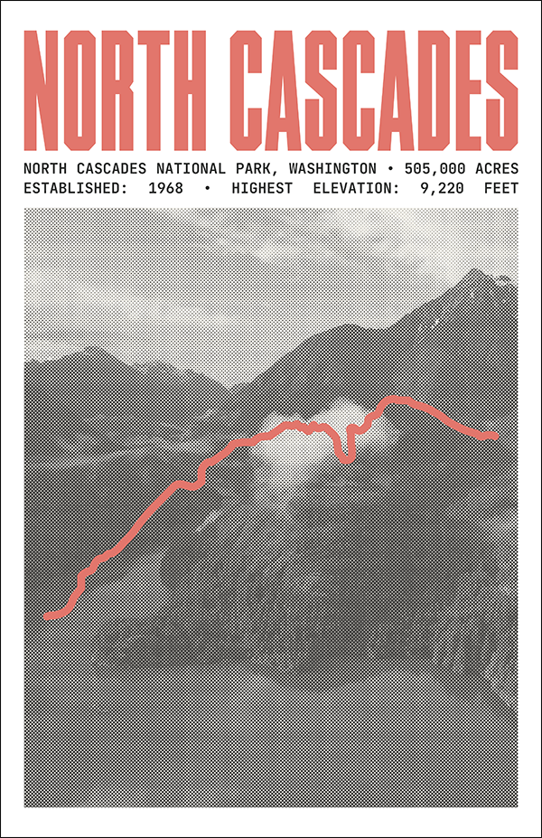 North Cascades National Park Poster