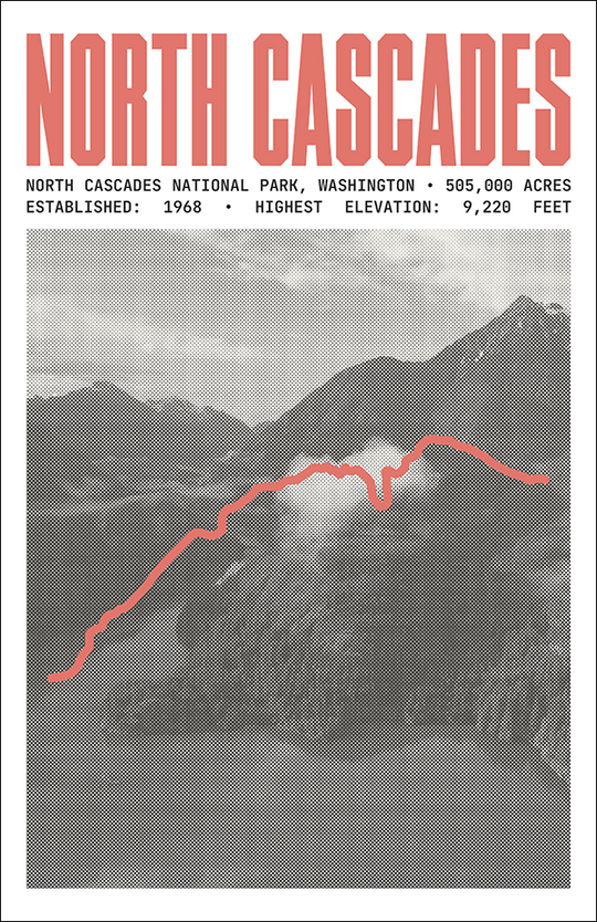 North Cascades National Park Poster
