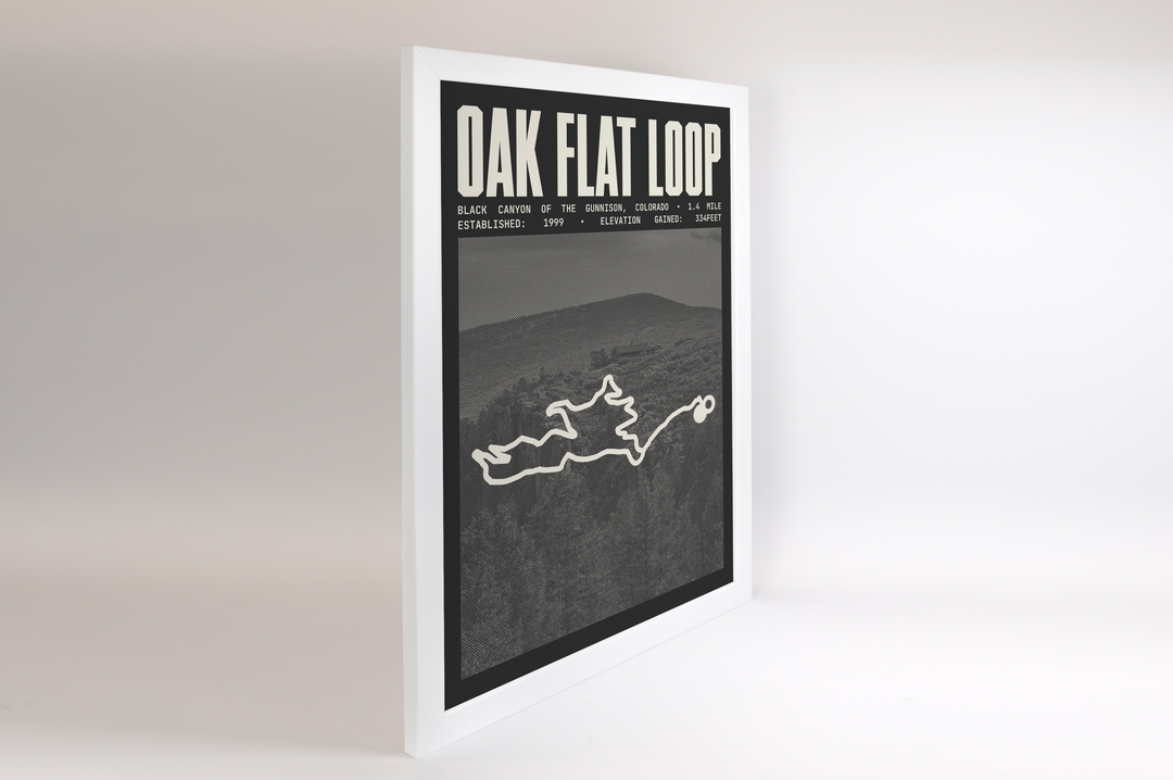 Oak Flat Loop Trail Poster | Black Canyon of the Gunnison National Park Prints
