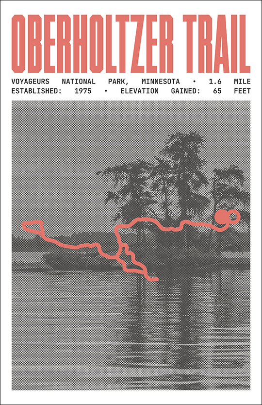 Oberholtzer Trail Poster | Voyageurs National Park Prints