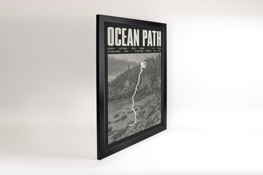 Ocean Path Trail Poster | Acadia National Park Prints