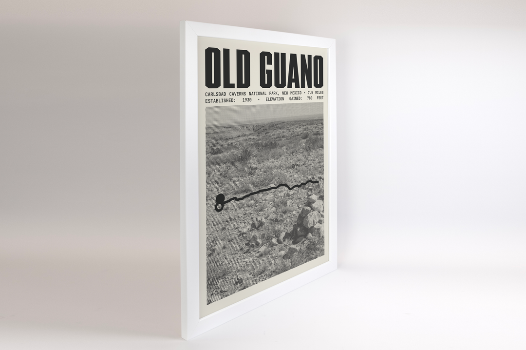 Old Guano Trail Poster | Carlsbad Caverns National Park Prints