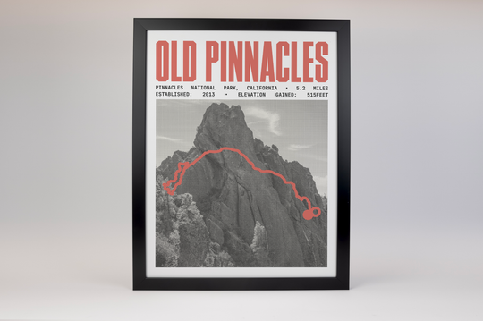 Old Pinnacles Trail Poster | Pinnacles National Park Prints