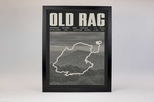 Old Rag Mountain Loop Poster | Shenandoah National Park Prints