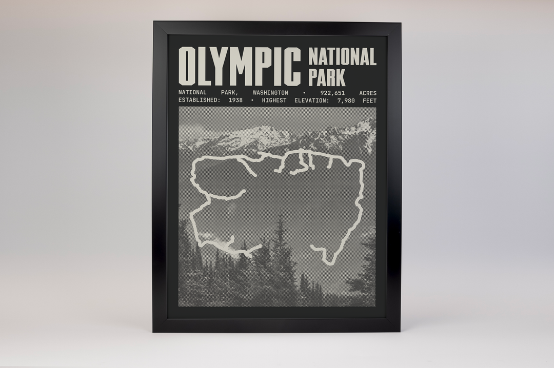 Olympic National Park Poster
