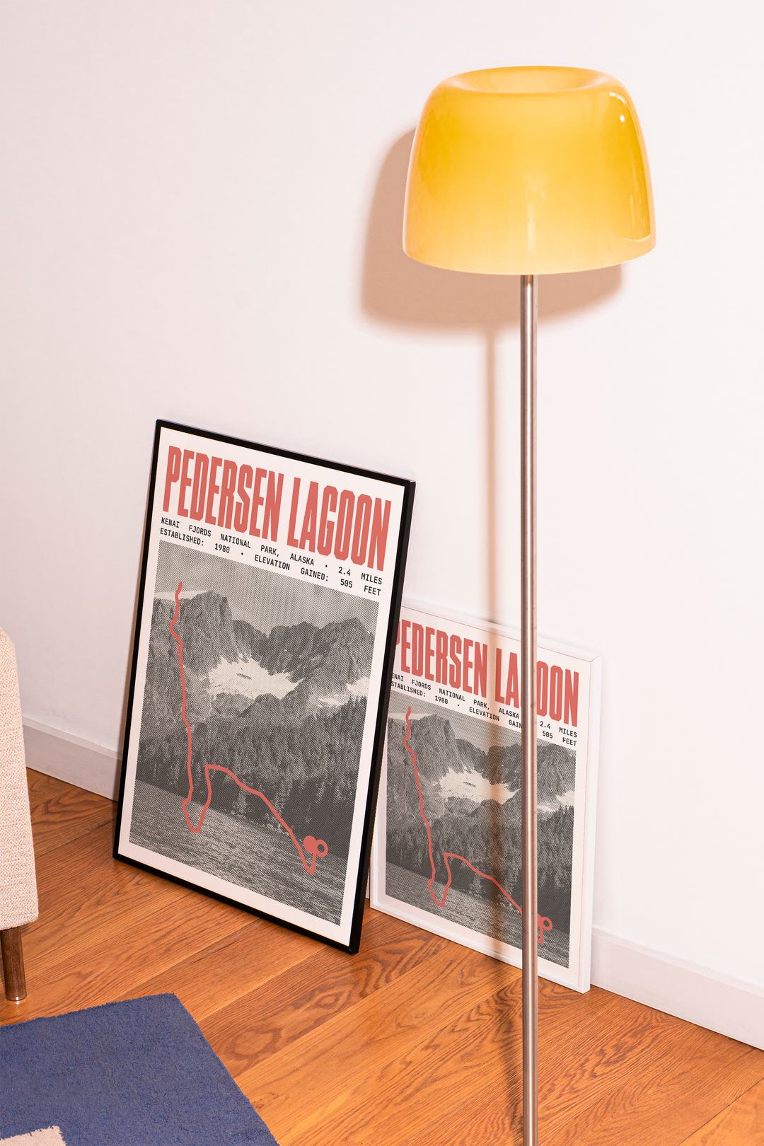 Pedersen Lagoon Ridge Poster | Kenai Fjords National Park Prints