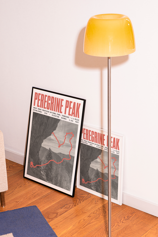 Peregrine Peak Poster | Great Smoky Mountains National Park Prints