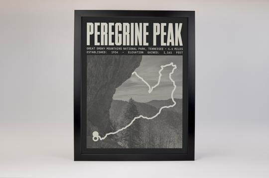 Peregrine Peak Poster | Great Smoky Mountains National Park Prints