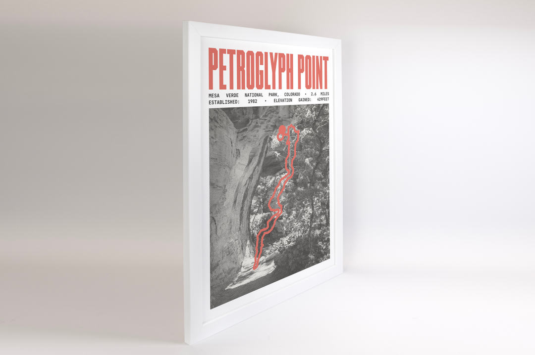 Petroglyph Point Trail Poster | Mesa Verde National Park Prints