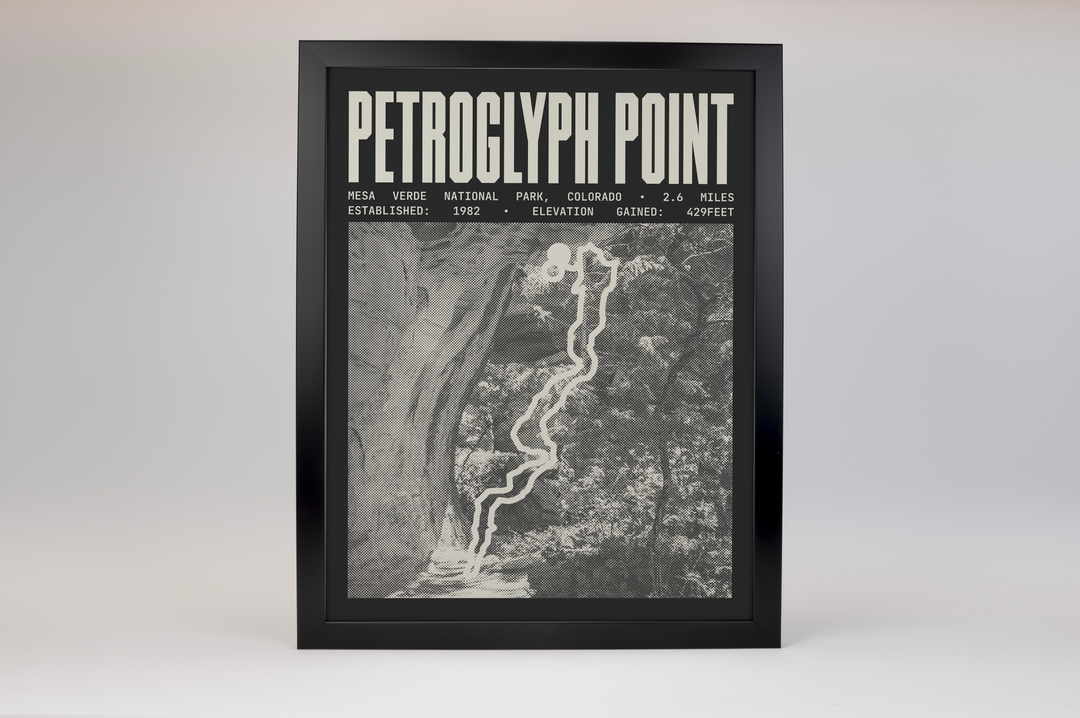 Petroglyph Point Trail Poster | Mesa Verde National Park Prints