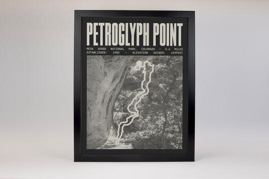 Petroglyph Point Trail Poster | Mesa Verde National Park Prints