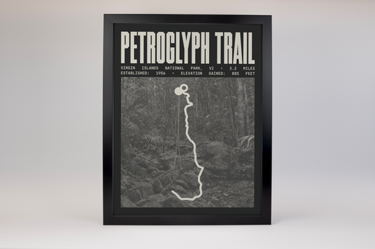 Petroglyph Trail Poster | Virgin Islands National Park Prints