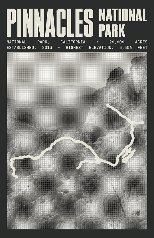 Pinnacles National Park Poster