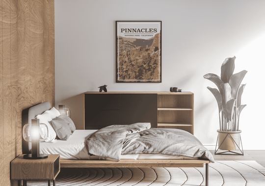 Pinnacles National Park Print | Vintage Style