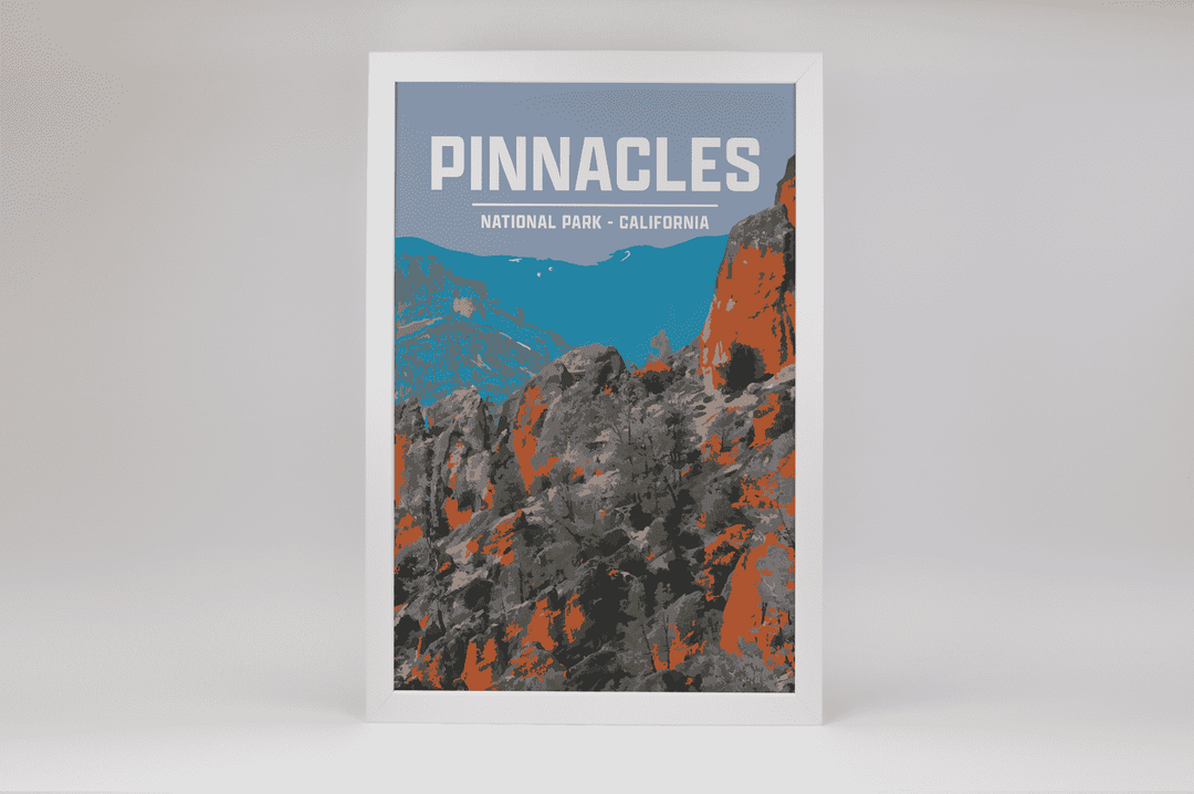 Pinnacles National Park Print | Vintage Style