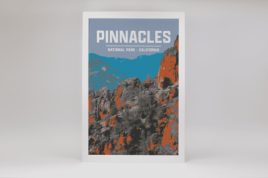 Pinnacles National Park Print | Vintage Style
