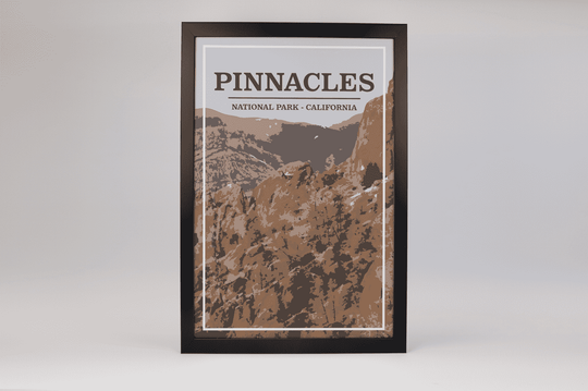 Pinnacles National Park Print | Vintage Style