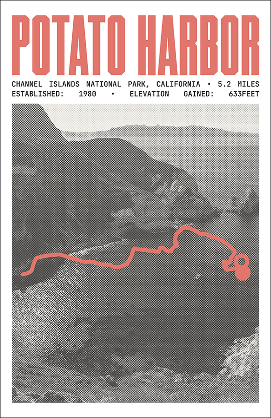 Potato Harbor Poster | Channel Islands National Park Prints