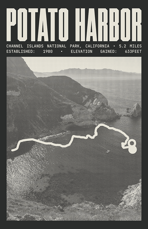 Potato Harbor Poster | Channel Islands National Park Prints