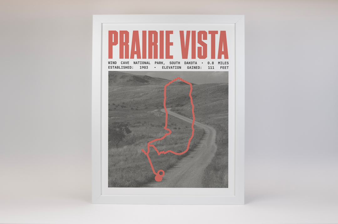 Prairie Vista Loop Poster | Wind Cave National Park Prints