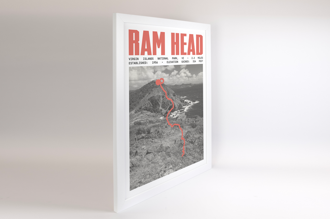 Ram Head Trail Poster | Virgin Islands National Park Prints