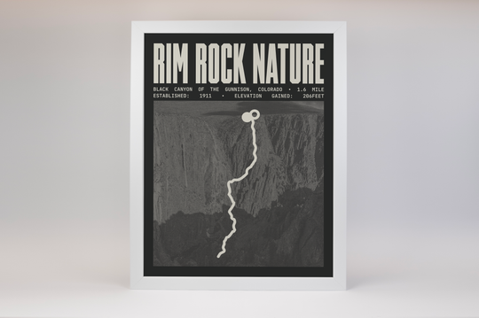 Rim Rock Nature Trail Poster | Black Canyon of the Gunnison National Park Prints