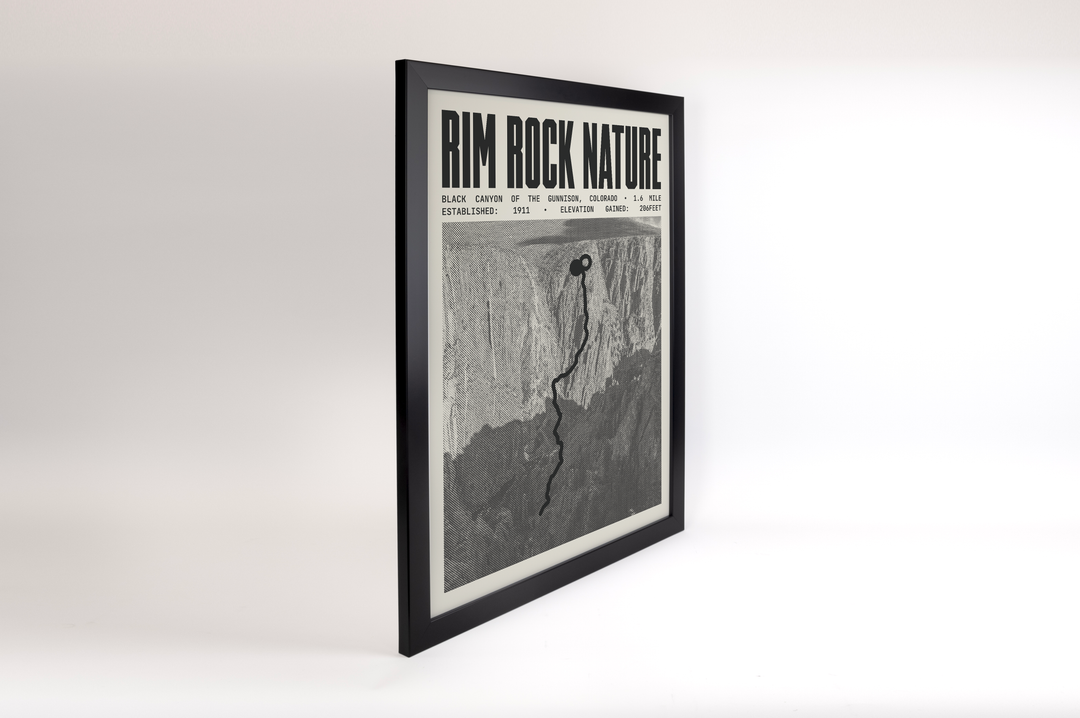 Rim Rock Nature Trail Poster | Black Canyon of the Gunnison National Park Prints