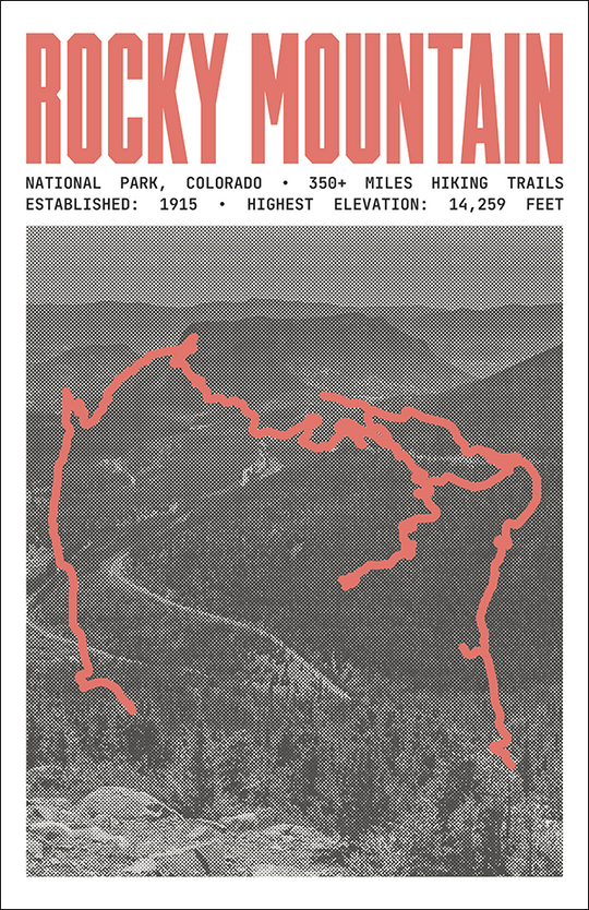Rocky Mountain National Park Poster