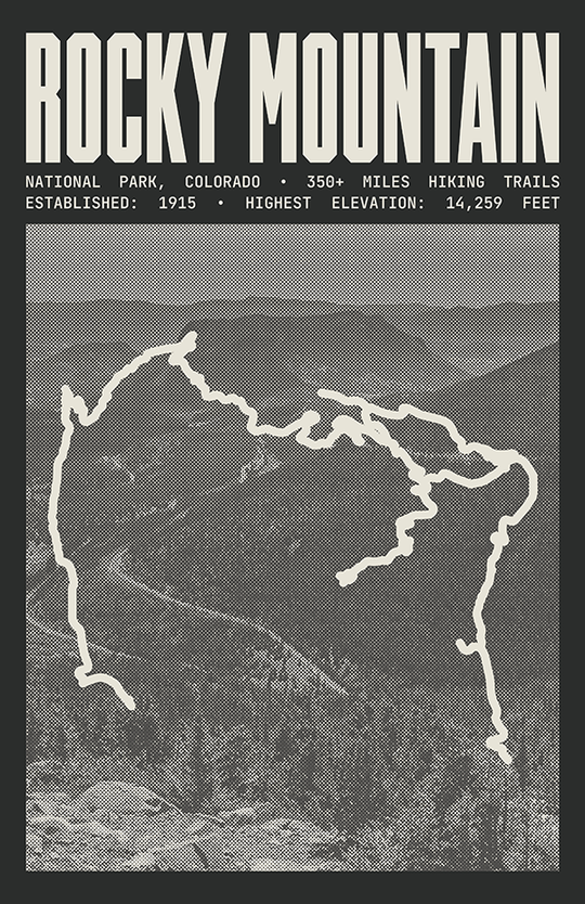 Rocky Mountain National Park Poster